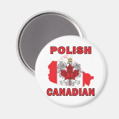 Kaart voor de Canadese vlag Magneet (Voorkant / Achterkant)