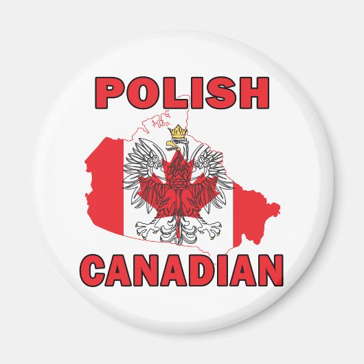 Kaart voor de Canadese vlag Magneet (Voorkant)