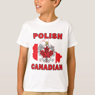 Kaart voor de Canadese vlag T-shirt