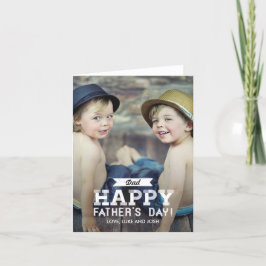  kaart voor de dag van de vaders van het lint