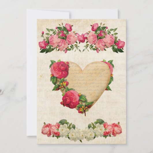 kaart voor de dag van de valentijn (Voorkant)