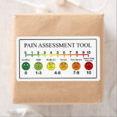 Kaart voor de evaluatie van medische pijn etiket (Insitu)