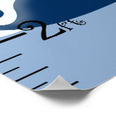 Kaart voor de groei van de zeemaand op de Noordeli Poster (Hoek)