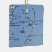  kaart voor de handeleureilanden keramisch ornament (Rechts)