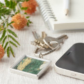 Kaart voor de indeling van het noordoostelijk deel sleutelhanger (Zijkant)