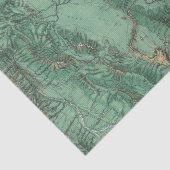 Kaart voor de landclassificatie van Idaho Tissuepapier (Detail)