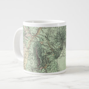 Kaart voor de landclassificatie van Midden-New Mex Grote Koffiekop