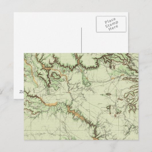 Kaart voor de landclassificatie van New Mexico (Voorkant / Achterkant)