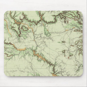 Kaart voor de landclassificatie van New Mexico Muismat