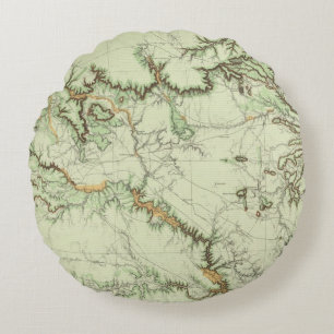 Kaart voor de landclassificatie van New Mexico Rond Kussen