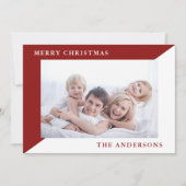 Kaart voor de minimalistische kerstvakantie (Voorkant)