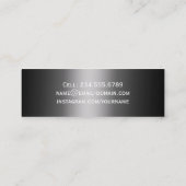 Kaart voor de naam van het afstuderen - Klassieke Contactkaartje (Achterkant)