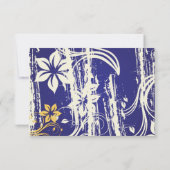 Kaart voor de ontvangst van blauwe en gele weddens (Achterkant)