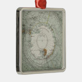 Kaart voor de regio Zuid-Polen Metalen Ornament (Rechts)