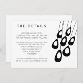 Kaart voor de speciale inschrijving van Peacock We (Voorkant / Achterkant)