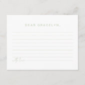 Kaart voor de tijdcapsule voor kinderen achter de  (Voorkant)