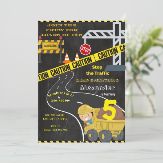 Kaart voor de uitnodiging tot het indienen van bou (Staand voorkant)