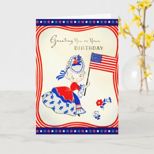  Kaart voor de verjaardag (Gele Bloem)