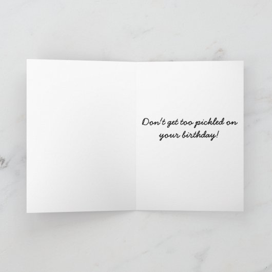 Kaart voor de verjaardag van de haring (Binnen)