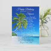 Kaart voor de verjaardag van een volwassen dochter (Staand voorkant)