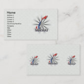 Kaart voor de vlag van Noorwegen 2.0 Visitekaartje (Voorkant / Achterkant)