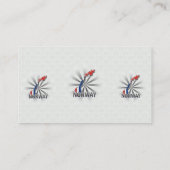 Kaart voor de vlag van Noorwegen 2.0 Visitekaartje (Achterkant)