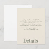 Kaart voor details over het industriële zomerhuwel (Voorkant / Achterkant)