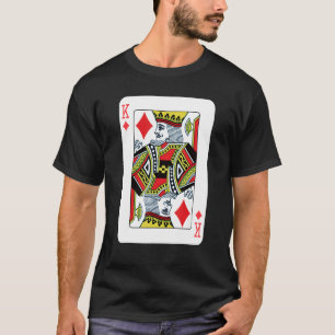 Kaart voor diamanten poker t-shirt