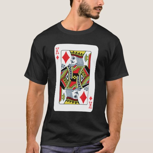 Kaart voor diamanten poker t-shirt (Voorkant)