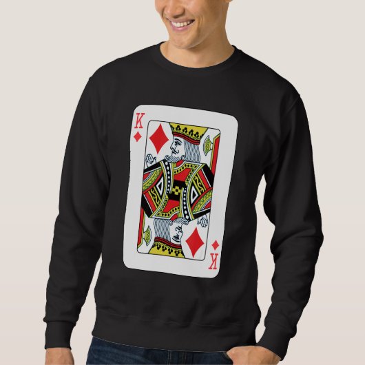 Kaart voor diamanten poker trui (Voorkant)