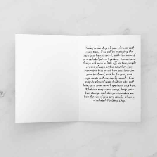 Kaart voor Dochter op de Dag van de Woensdag (Binnen)