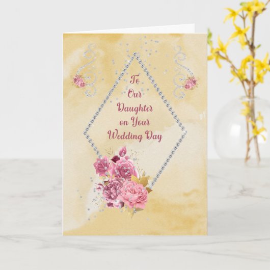 Kaart voor Dochter op de Dag van de Woensdag (Gele Bloem)