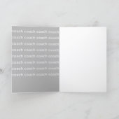 Kaart voor dwars door land lopende Bedankt (Binnen)