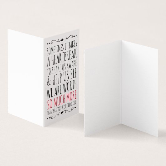 Kaart voor een Gebroken Vriend (Binnen en buitenkant)