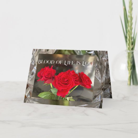 kaart voor een geliefde of een verloving van het h (Voorkant)