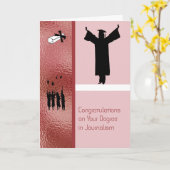 Kaart voor een graad in journalistiek (Gele Bloem)