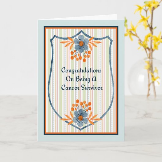 Kaart voor een kankeroverlevende (Gele Bloem)