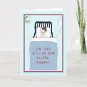 Kaart voor een kat in het dierenziekenhuis (Voorkant)
