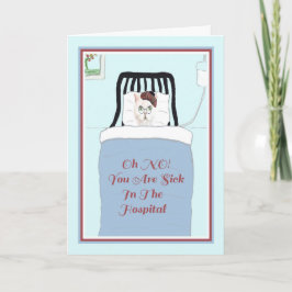 Kaart voor een kat in het dierenziekenhuis