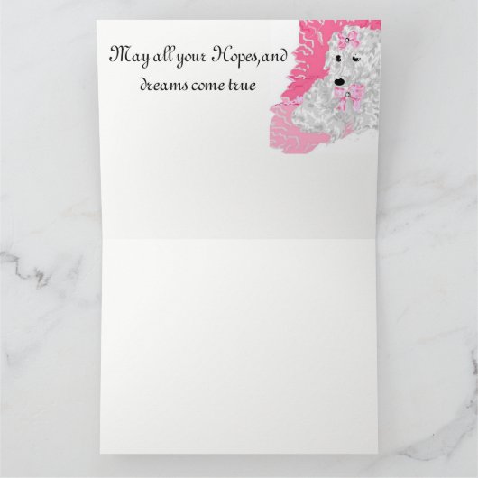 Kaart voor een klein meisje (Binnen)