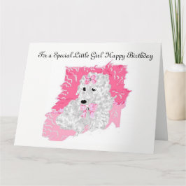 Kaart voor een klein meisje