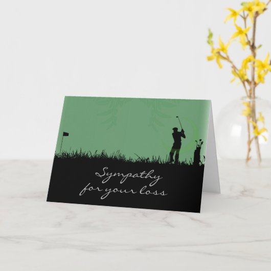 Kaart voor een Man dat van Golf hield (Gele Bloem)