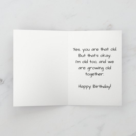 Kaart voor een Oudere Brothers Dag (Binnen)