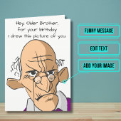 Kaart voor een Oudere Brothers Dag