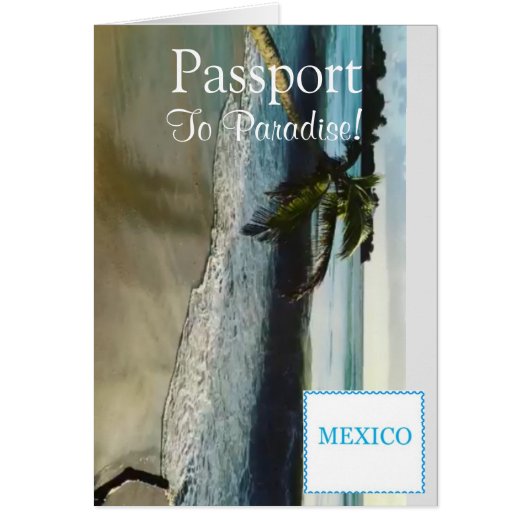 Kaart voor een paspoort|5,6 inch x 4 (Voorkant)