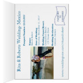 Kaart voor een paspoort|5,6 inch x 4 (Binnen (Rechts))