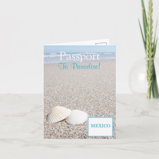 Kaart voor een paspoort|5,6 inch x 4 (Voorkant)