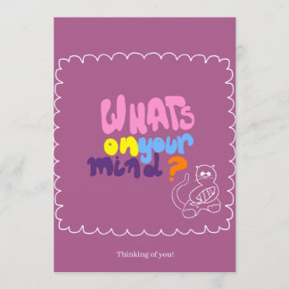 Kaart voor een vriend