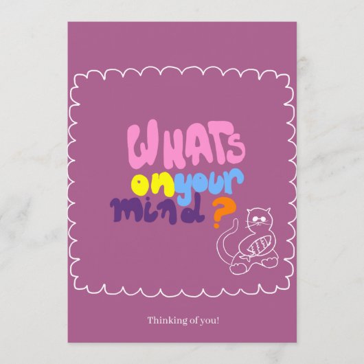 Kaart voor een vriend (Voorkant)