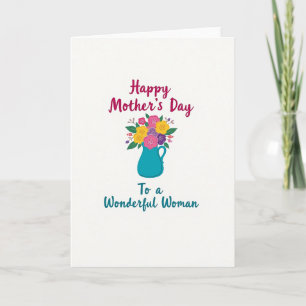 Kaart Voor Een Wonderbaarlijke Vrouw